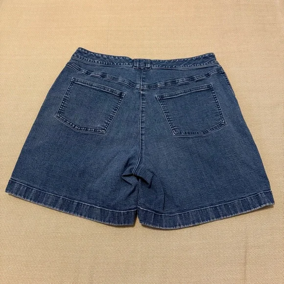 J. Jill Blue Jean Shorts for Women Size 8 - Picture 3 of 5